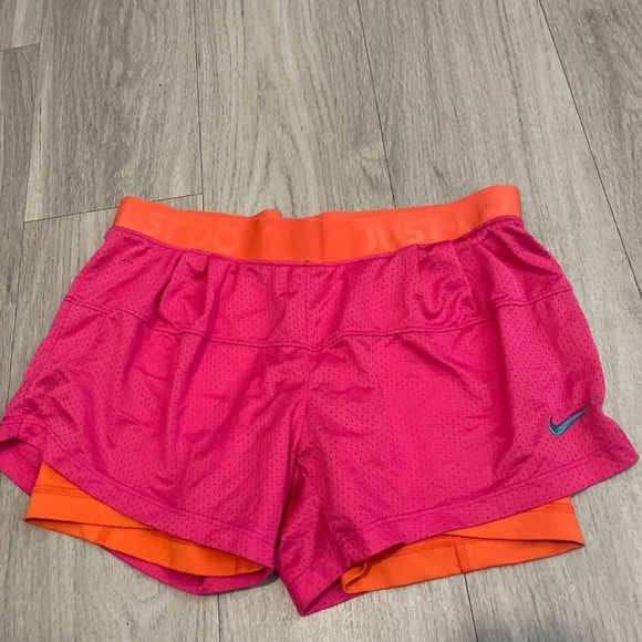 Nike Pants - Nike Pro Women's Pink Athletic Shorts